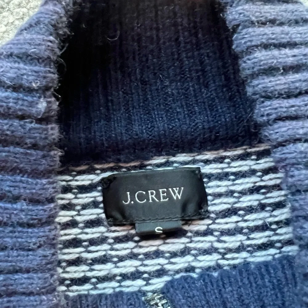J.Crew Merino Wool Blend 1/3 Zip Sweater